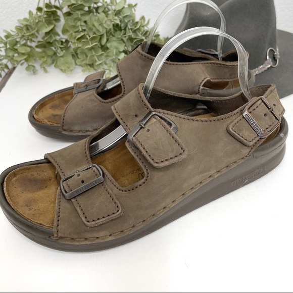 Birkenstock Shoes Birkenstock Tatami Mens Nebraska Brown Sandals